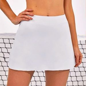 Split side sports skort